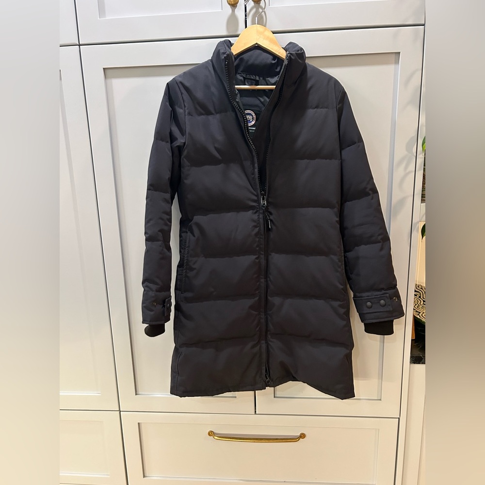 Canada Goose Navy Puffer Coat